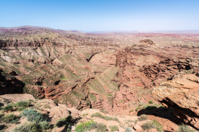 中国甘肃张掖平山湖大峡谷