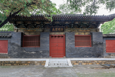 中国山西省太原市晋祠古建筑