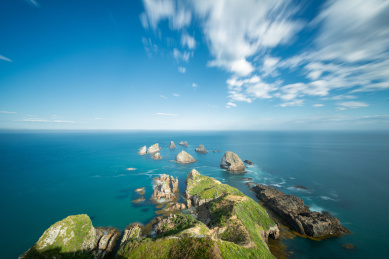 新西兰努盖特角自然风光