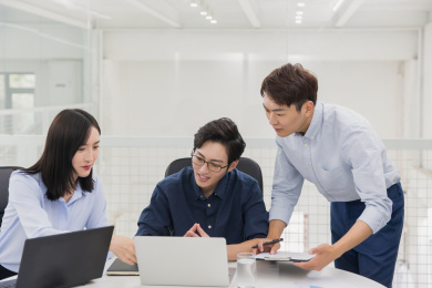 办公室商务人像开会会议