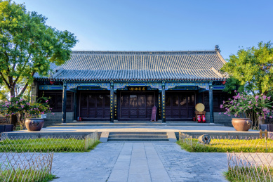中国山东烟台蓬莱阁景区戚继光纪念馆
