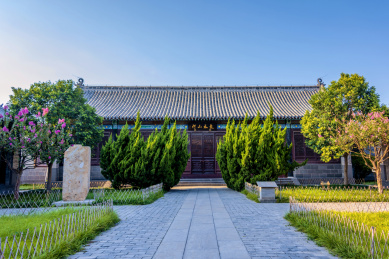 中国山东烟台蓬莱阁景区戚继光纪念馆