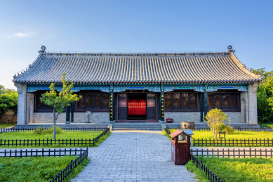 中国山东烟台蓬莱阁景区戚继光纪念馆