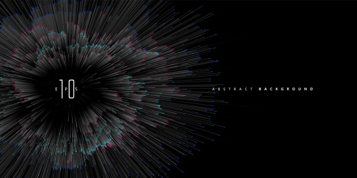 密集的径向线条，呈放射状的线条。