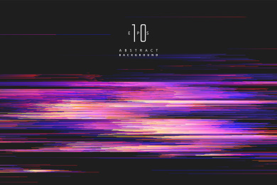 霓虹灯效果舞台灯光背景。