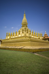 老挝国首都万象的万象神塔