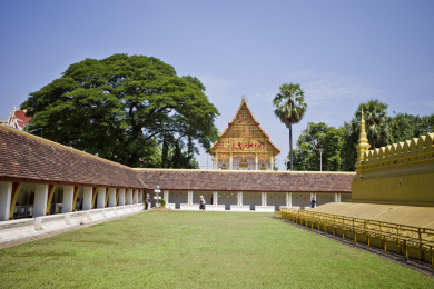 老挝国首都万象的万象神塔