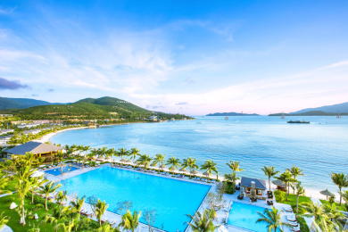 东南亚度假胜地越南芽庄珍珠岛海滨酒店