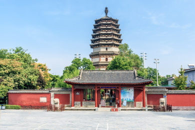 中国河北省正定县天宁寺凌霄塔