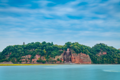 中国四川省乐山大佛风景区