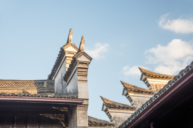 中国浙江宁波市天一阁古建筑