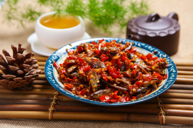 湖南特产小米辣剁椒小鱼干