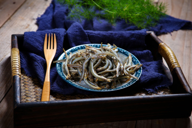 营养有机食材海产品小银鱼干