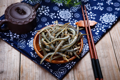 营养有机食材海产品小银鱼干