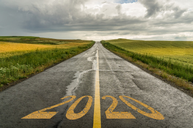 2020新年开始中国新疆独库公路背景