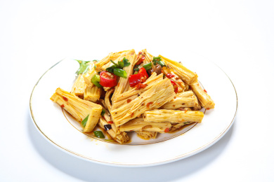 美味素菜小吃麻辣凉拌腐竹