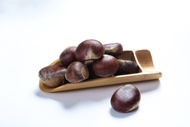 美味可口的新鲜有机栗子板栗