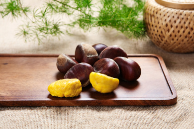 香糯美味的有机水果干果板栗