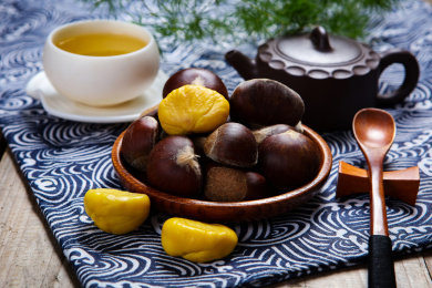 香糯美味的有机水果干果板栗