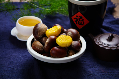 香糯美味的有机水果干果板栗