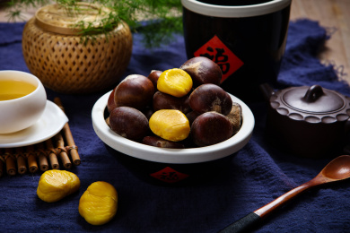 香糯美味的有机水果干果板栗