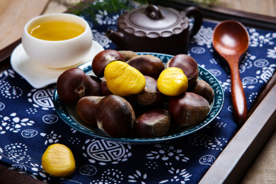 香糯美味的有机水果干果板栗