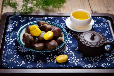 香糯美味的有机水果干果板栗