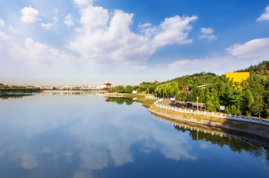 山东省日照市岚山湿地公园——荻水湿地