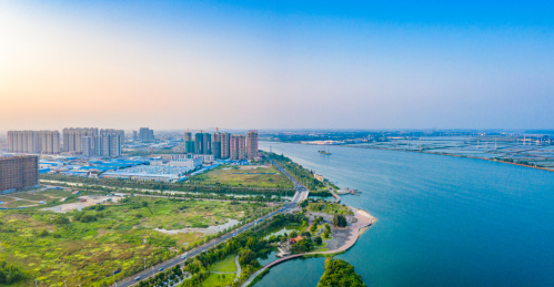 广东省湛江海湾的美丽风光