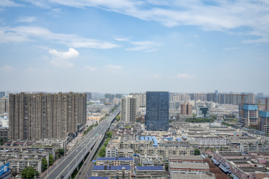 中国湖南长沙城市天际线