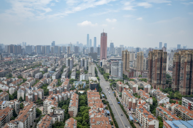 中国湖南长沙城市天际线