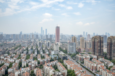 中国湖南长沙城市天际线