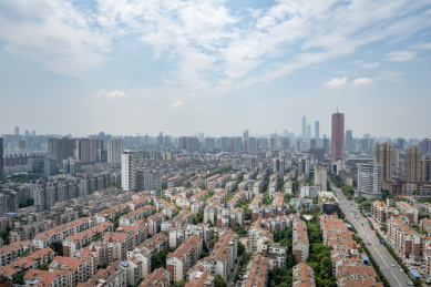 中国湖南长沙城市天际线