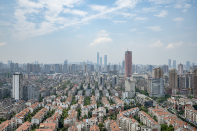 中国湖南长沙城市天际线