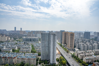 中国湖南长沙城市天际线