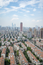 中国湖南长沙城市天际线