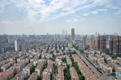 中国湖南长沙城市天际线