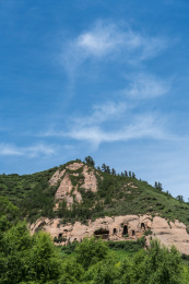 中国甘肃肃南裕固族自治县马蹄寺石窟群
