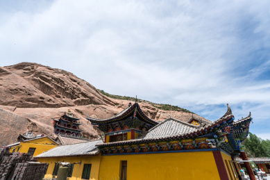 中国甘肃肃南裕固族自治县马蹄寺石窟群