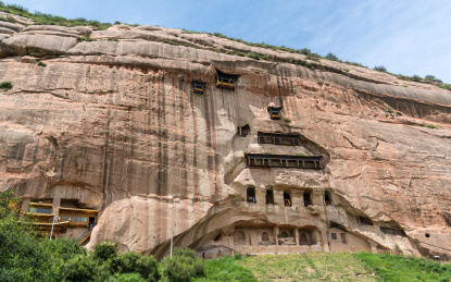 中国甘肃肃南裕固族自治县马蹄寺石窟群