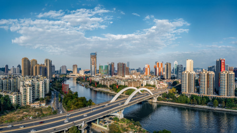 中国广东省中山市中山二桥全景