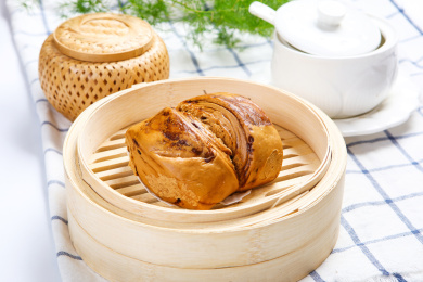 传统小吃主食杂粮红糖馒头