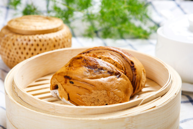 传统小吃主食杂粮红糖馒头