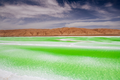 中国青海省海西州茫崖翡翠湖
