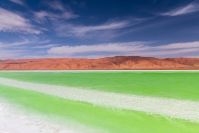 中国青海省海西州茫崖翡翠湖