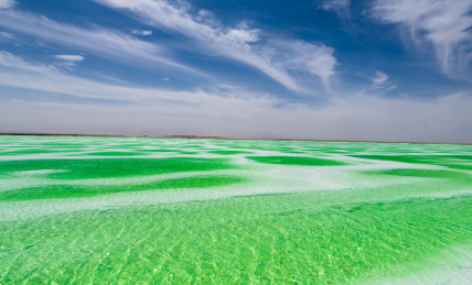 中国青海省海西州茫崖翡翠湖