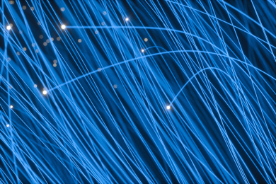 黑暗环境里的发光粒子 三维渲染