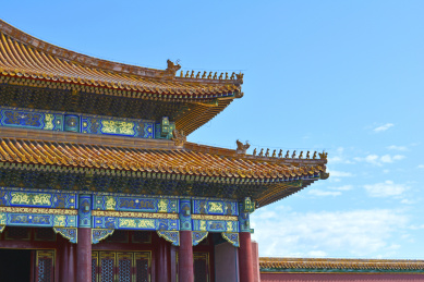 中国北京故宫博物院保和殿古建一角