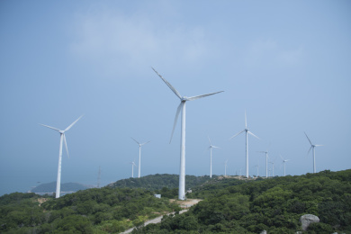 中国广东省南澳岛风车山