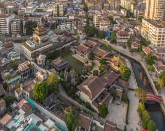 中国广州粤剧艺术博物馆古建筑景观